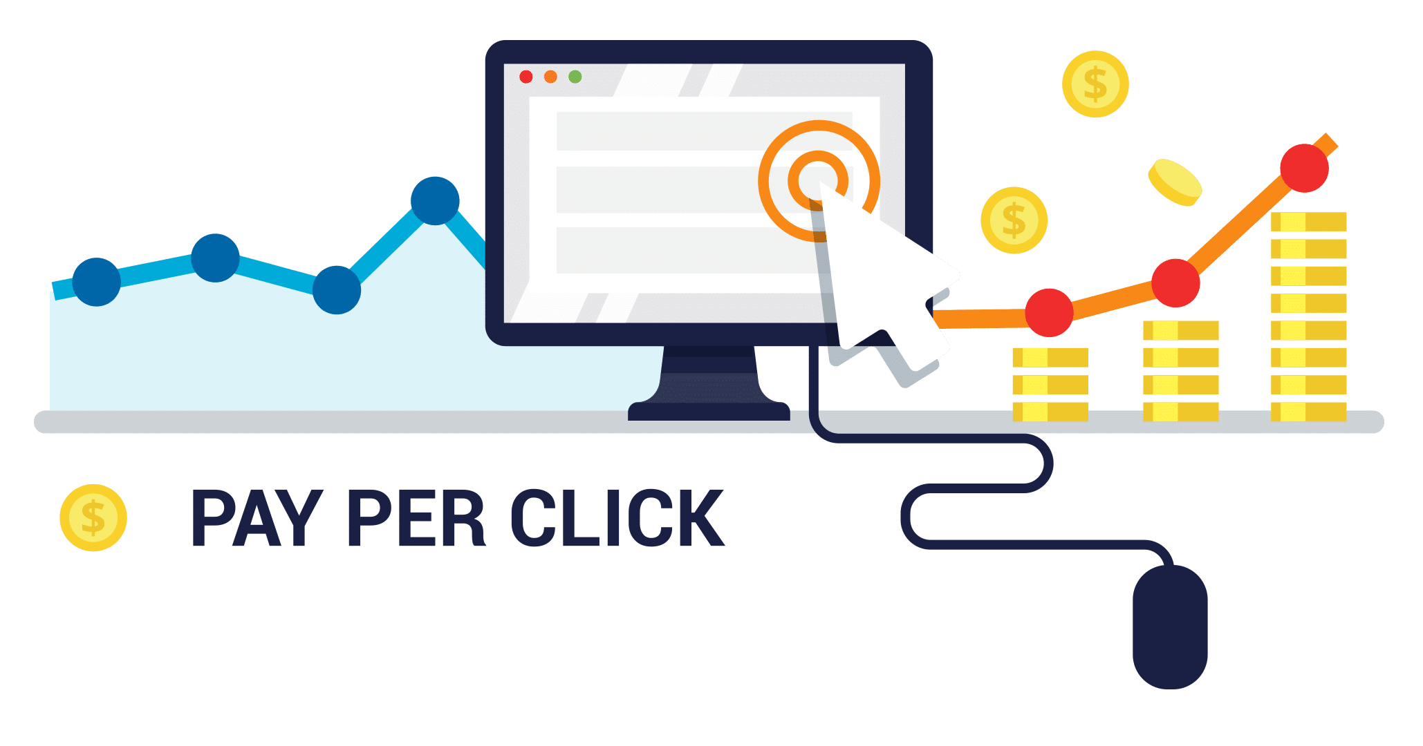 PPC маркетинг. Pay per click. PPC реклама с оплатой за клик. Контекстная реклама оплата за клик.